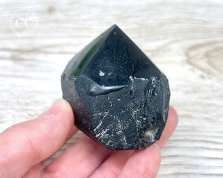 Black Tourmaline Polished Point #1