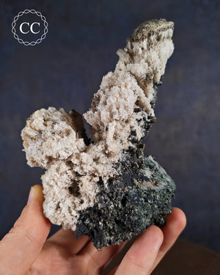 Black Tourmaline and Hyalite Opal - Namibia #73
