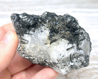 Black Tourmaline and Quartz Specimen #15