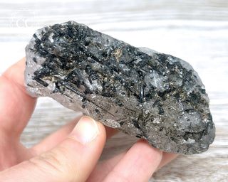 Black Tourmaline and Quartz Specimen #17