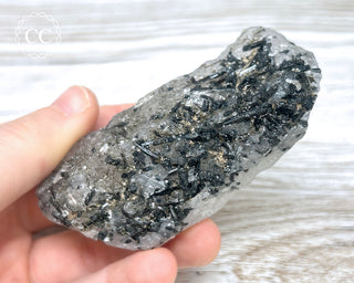 Black Tourmaline and Quartz Specimen #17