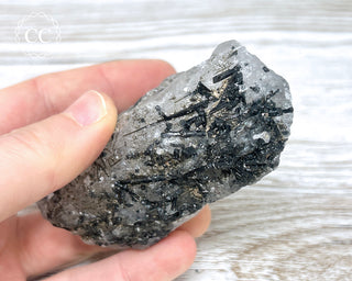 Black Tourmaline and Quartz Specimen #17