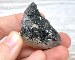 Black Tourmaline and Quartz Specimen #9