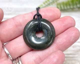 Bloodstone Donut Necklace