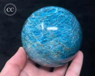 Blue Apatite Sphere #1