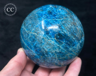 Blue Apatite Sphere #1