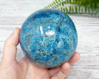 Blue Apatite Sphere #2
