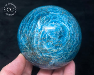 Blue Apatite Sphere #1