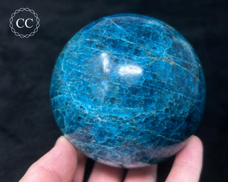 Blue Apatite Sphere #1