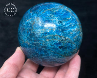 Blue Apatite Sphere #1