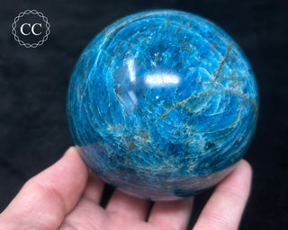 Blue Apatite Sphere #1