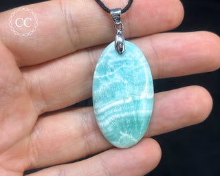 Blue Aragonite Necklace #3