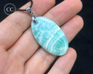 Blue Aragonite Necklace #3