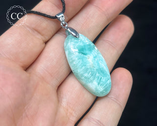 Blue Aragonite Necklace #2