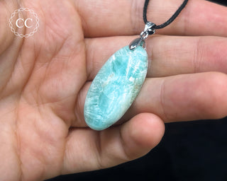 Blue Aragonite Necklace #2