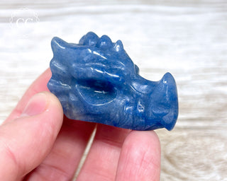 Blue Aventurine Dragon Head #3