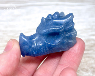 Blue Aventurine Dragon Head #3