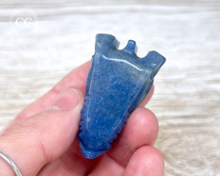 Blue Aventurine Dragon Head #3