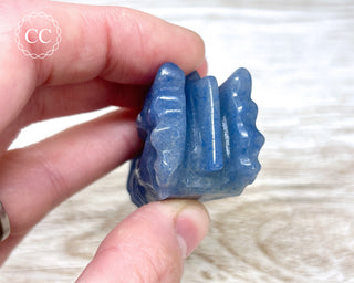 Blue Aventurine Dragon Head #3