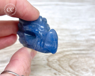 Blue Aventurine Dragon Head #3