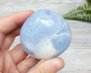 Blue Calcite Chunky Palmstone #4