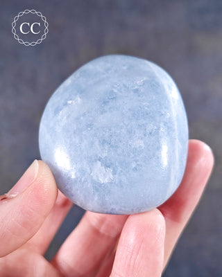 Blue Calcite Chunky Palmstone #1