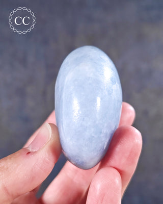 Blue Calcite Chunky Palmstone #1