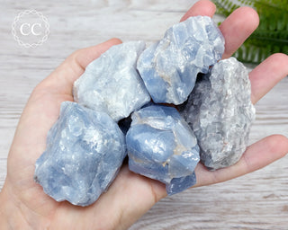 Blue Calcite Raw Crystal