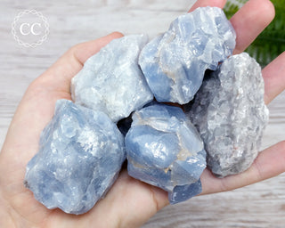 Blue Calcite Raw Crystal