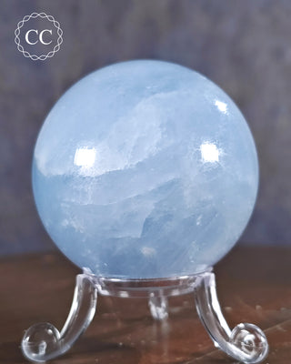 Blue Calcite Sphere #1