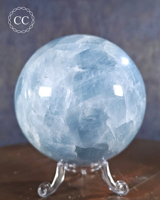 Blue Calcite Sphere #2