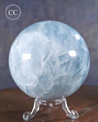 Blue Calcite Sphere #2