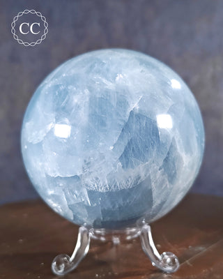 Blue Calcite Sphere #2