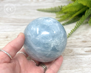 Blue Calcite Sphere #2