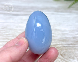 Blue Chalcedony Egg #4