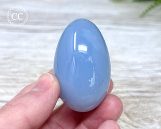 Blue Chalcedony Egg #4
