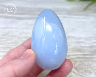 Blue Chalcedony Egg #1