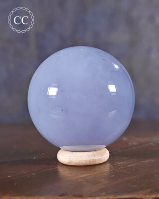 Blue Chalcedony Sphere #4