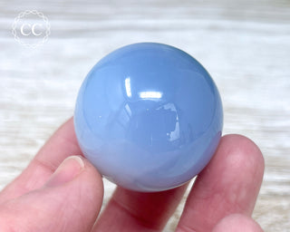 Blue Chalcedony Sphere #10