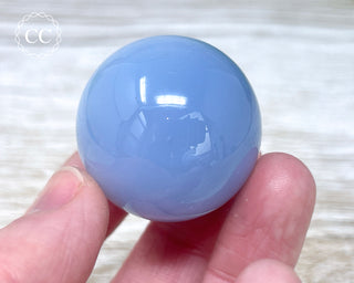 Blue Chalcedony Sphere #10