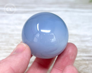 Blue Chalcedony Sphere #2
