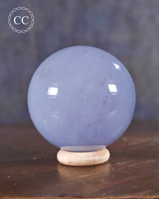 Blue Chalcedony Sphere #4