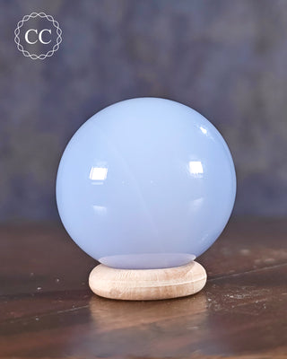 Blue Chalcedony Sphere #9