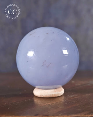 Blue Chalcedony Sphere #4
