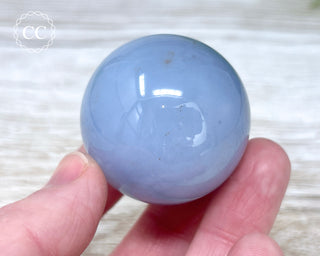 Blue Chalcedony Sphere #4