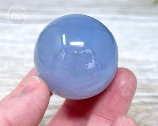 Blue Chalcedony Sphere #4