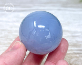Blue Chalcedony Sphere #4