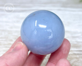 Blue Chalcedony Sphere #4