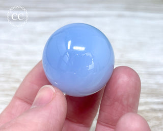 Blue Chalcedony Sphere #9