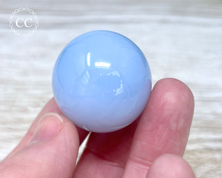 Blue Chalcedony Sphere #9